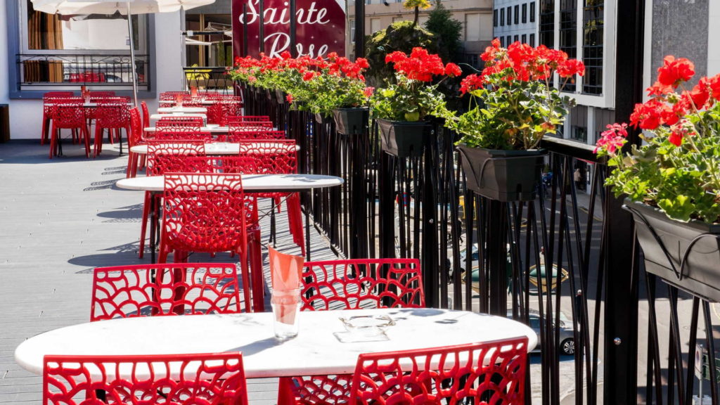 Terrasse du restaurant 